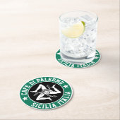 シシリアン・トリナクリア・ユア・テキスト  ラウンドペーパーコースター (インサイチュ)