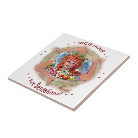 シシリア人は扇情的だ タイル (側面)