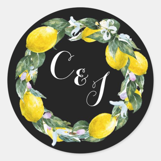 シシリア愛-最初のステッカーの封筒用シール ラウンドシール (正面)