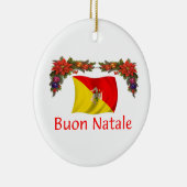 シシリーのクリスマス セラミックオーナメント (右)