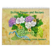 シシリーのレシピそしてイメージ カレンダー (カバー)