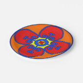 シシリーの地中海のなデザイン ペーパープレート (アングル)