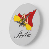 シシリーの時計 ラージ壁時計 (傾斜)