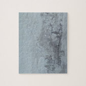 「シシリーの眺め」からのTaormina、(チョーク及びグワッシュ ジグソーパズル (縦)