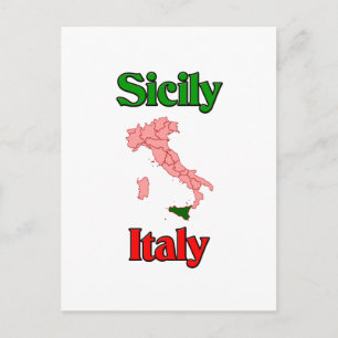 シシリーイタリア ポストカード