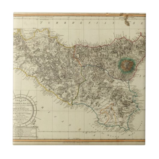 シシリー、イタリア タイル (正面)