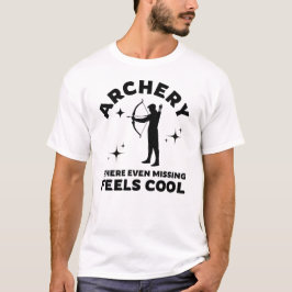 シシンと音を立てる感じ弓クール術 | アーチェリー Tシャツ