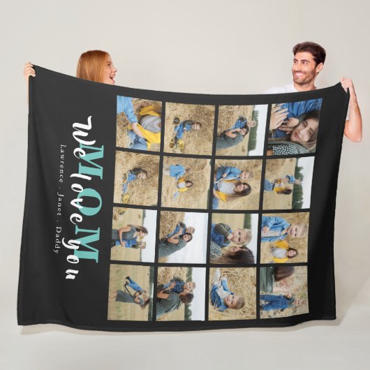 シシンプルック・ウェ・ラブ・ユー・ママ・マザーズ・デー16写真  フリースブランケット (インサイチュ)