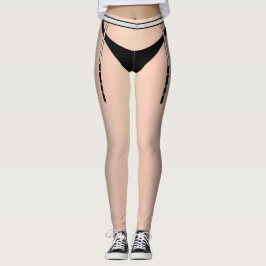 シシーガーターランジェリーチャスティカバーレギンス レギンス