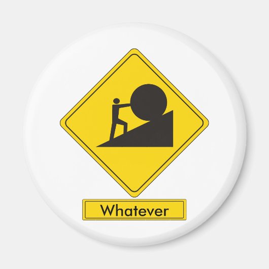 シシースパスロードサイン マグネット (正面)