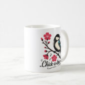 シジュウカラの鳴き声 コーヒーマグカップ (正面右)
