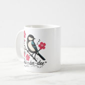 シジュウカラの鳴き声 コーヒーマグカップ (正面左)