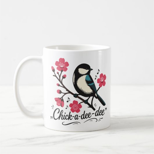 シジュウカラの鳴き声 コーヒーマグカップ (左)