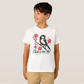 シジュウカラの鳴き声 Tシャツ (正面フル)