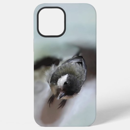 シジュウカラのTidiちゃん iPhoneケース (裏面)