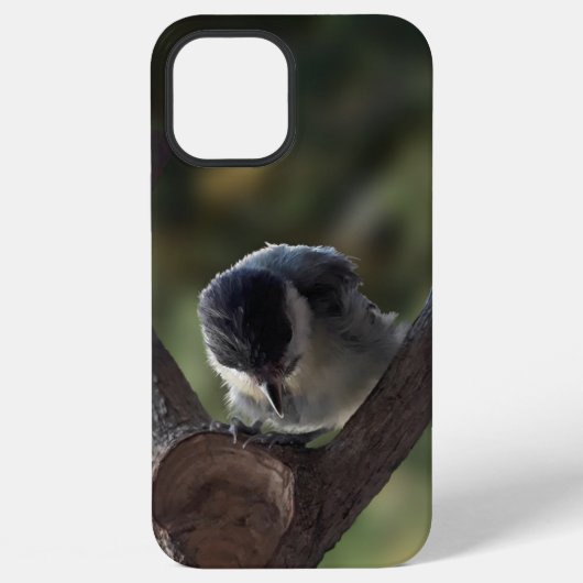 シジュウカラのTidiちゃん iPhoneケース (裏面)