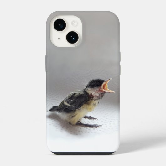 シジュウカラのTidiちゃん iPhoneケース (裏面)