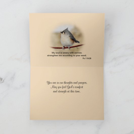 シジュウカラ科8903 -大事な行事をカスタマイズ カード (内部)