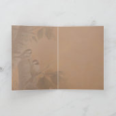 シジュウカラ 5 x 7 サンキューカード (内部)