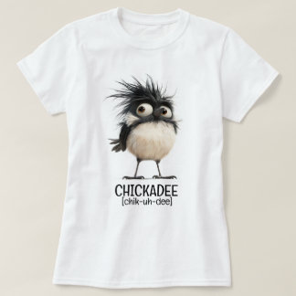 シジュウカラ[chik-uh-dee] tシャツ