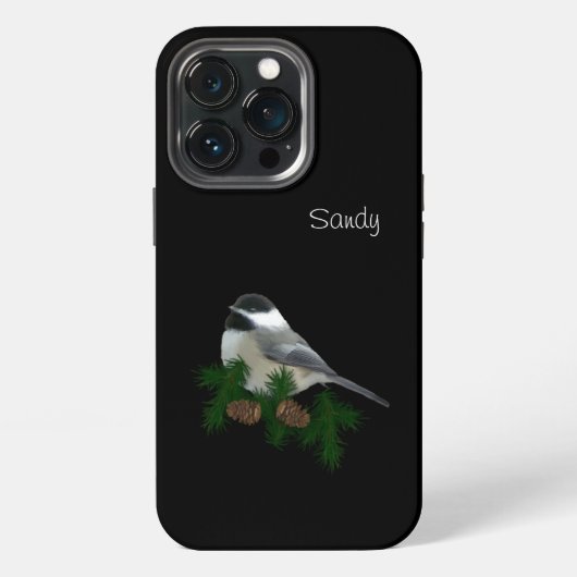シジュウカラ iPhoneケース (裏面)