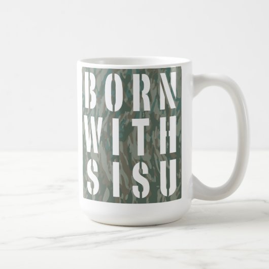 シスを持って生まれた カモフラージュ3 コーヒーマグカップ (右)