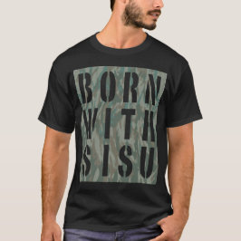 シスを持って生まれた カモフラージュ 3 Tシャツ