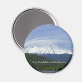 シスキユー湖の美しい日だ。 マグネット (正面/裏面)