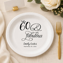 シスクリプト 60歳の誕生日パーティー ペーパープレート