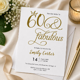 シスクリプト 60歳の誕生日パーティー 招待状