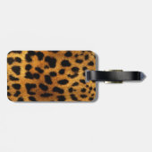 シスタイリッシュッガーリークサファリアニマルプリントヒョウ ラゲッジタグ (裏面横)