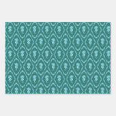 シスタイリッシューホース航海のブルー ラッピングペーパーシート (正面3)