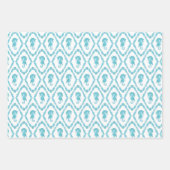 シスタイリッシューホース航海のブルー ラッピングペーパーシート (正面2)