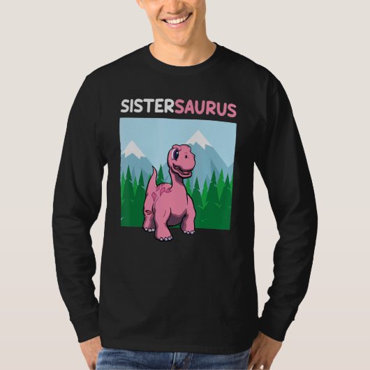 シスタザウルス恐竜かわいいキドーApatosaurus 1 Tシャツ (正面)