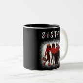 シスタスブラックウーマントゥルブラックガール魔法 ツートーンマグカップ (正面右)