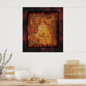 シスタチアンモンク&セレクトミュージック宗教美術プリント ポスター (キッチン)