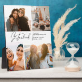 シスタフモダンォトコラージュ白黒 フォトプラーク (側面)