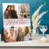 シスタフモダンォトコラージュ赤面ピンク フォトプラーク (側面)