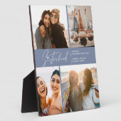 シスタフモダンォトコラージースモーキーブルー フォトプラーク (側面)