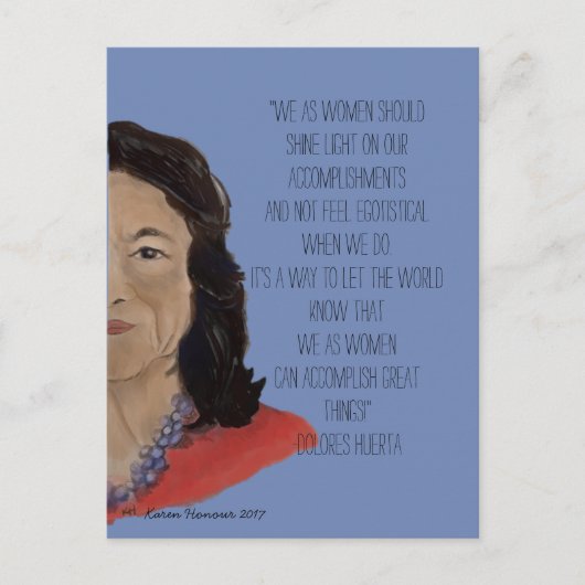 シスタフードハガキ – ドロレス ポストカード (正面)