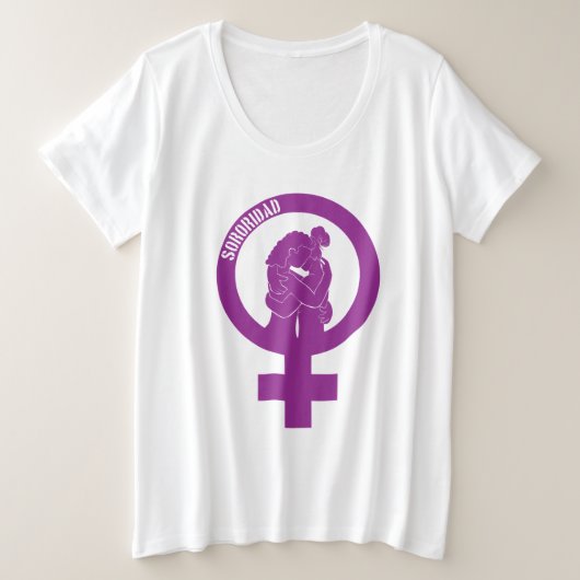 シスタフードプラスサイズシャツ プラスサイズTシャツ (デザイン正面)