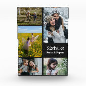 シスタモダンーパーソナライズされたス5フォトコラージュ フォトブロック (正面)