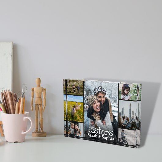 シスタモダンーパーソナライズされたス7フォトコラージュ フォトブロック