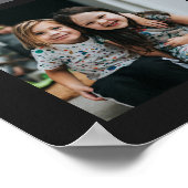 シスタモダンーパーソナライズされたス7フォトコラージュ ポスター (角)