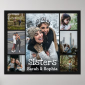 シスタモダンーパーソナライズされたス7フォトコラージュ ポスター (正面)