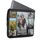 シスタモダンーパーソナライズされたス7フォトコラージュ ラップトップスリーブ (正面右)