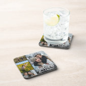 シスタモダンーパーソナライズされたズ4フォトコラージュ コースター (右側)