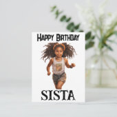 シスタランニングブラックガール魔法メラニンランナー シーズンポストカード (スタンド正面)