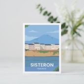 シスタロンフランスファ有名な旅行プレイスイラストレーション ポストカード (スタンド正面)