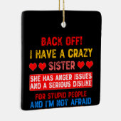 シスターおもしろいことわざ セラミックオーナメント (右)